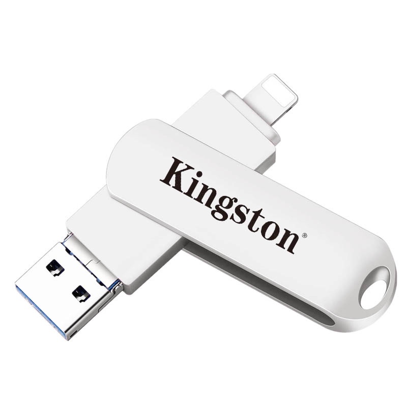 ₪♀Thẻ nhớ flash USB 3.0 3 trong 1 OTG dành cho iPhone 256GB
