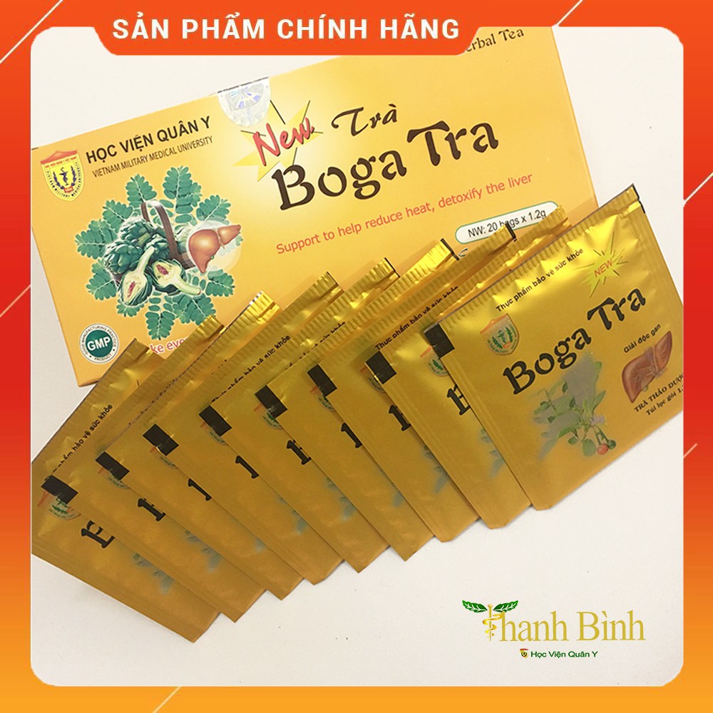 Trà Bổ Gan [Chính Hãng] Bogatra Học Viện Quân Y - Thanh Nhiệt Giải Độc Mát Gan