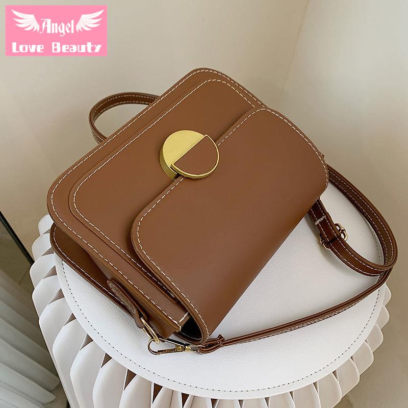 Túi Đeo Vai Hình Vuông Cỡ Nhỏ 2022 Màu Sắc Tương Phản Phong Cách Cổ Điển Thời Trang Cho Nữ