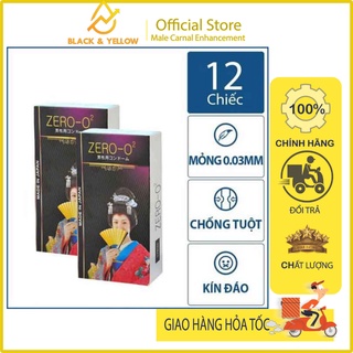 Bao cao su ZeRo O2 Nhật - Siêu mỏng, Siêu trơn /điều hòa niềm vui