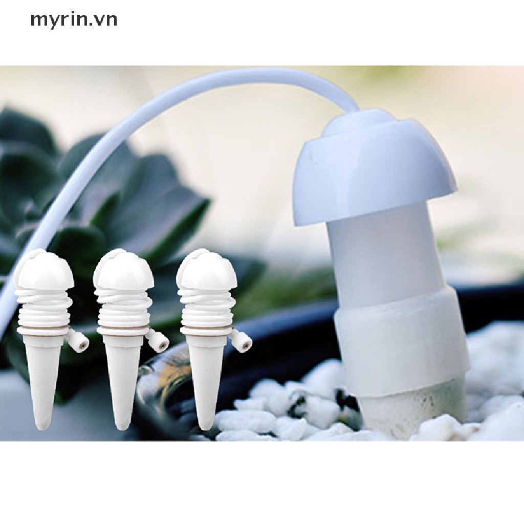 Set 4 Đầu Tưới Nước Nhỏ Giọt Tự Động Bằng Gốm Cho Cây Cảnh