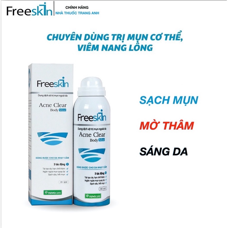 Xịt Freeskin Novocare Novopharm