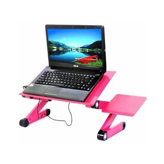 Bàn Laptop thông minh gấp gọn hợp kim( loại 1 có quạt tản nhiệt)