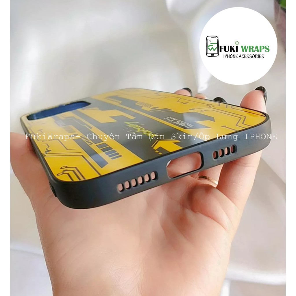 Ốp Lưng Kính Bóng Chống Vỡ 13ProMax 12ProMax 11ProMax XSMAX X XS 7Plus FUKISHOP