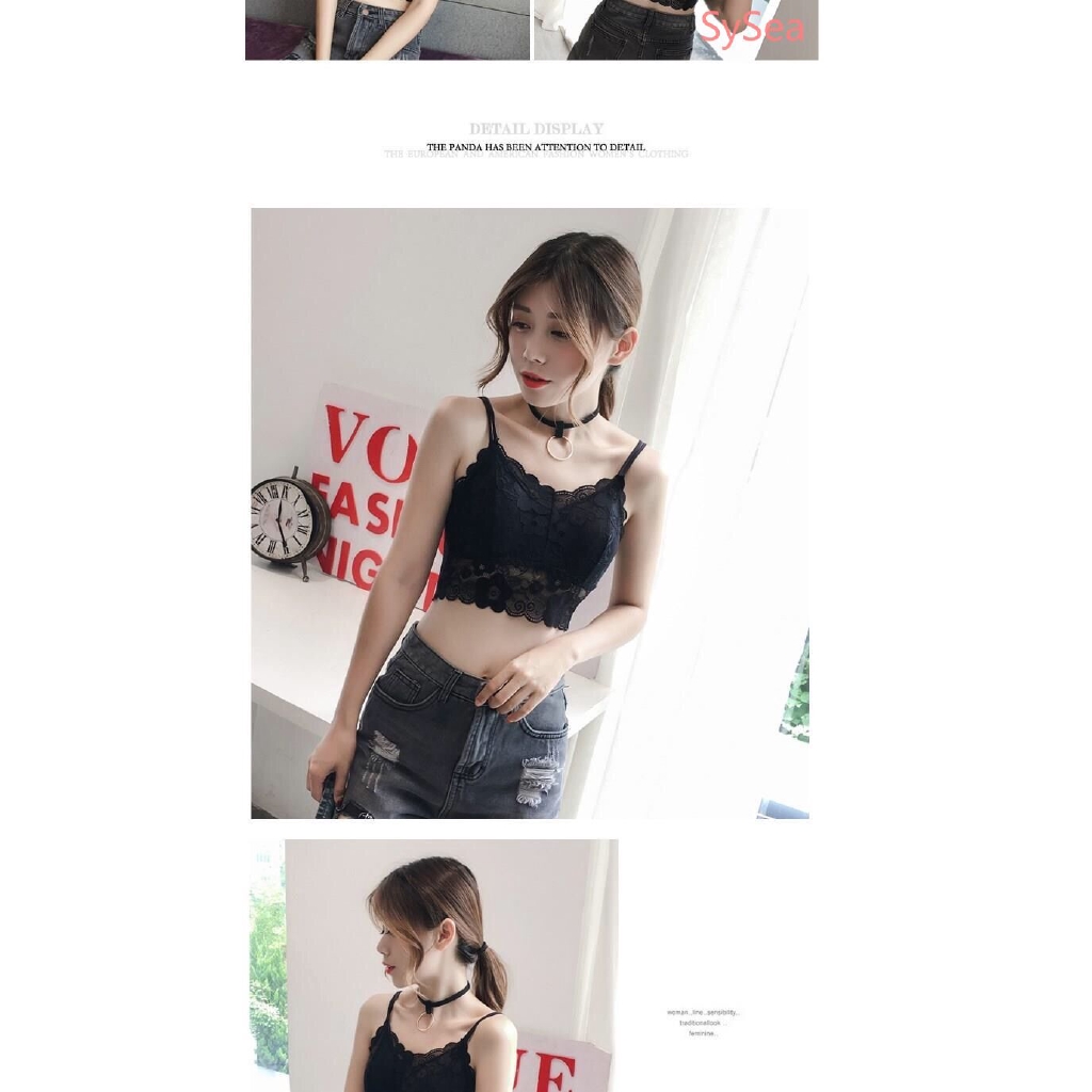 Áo Ngực Ống Phối Ren Gợi Cảm Dành Cho Nữ