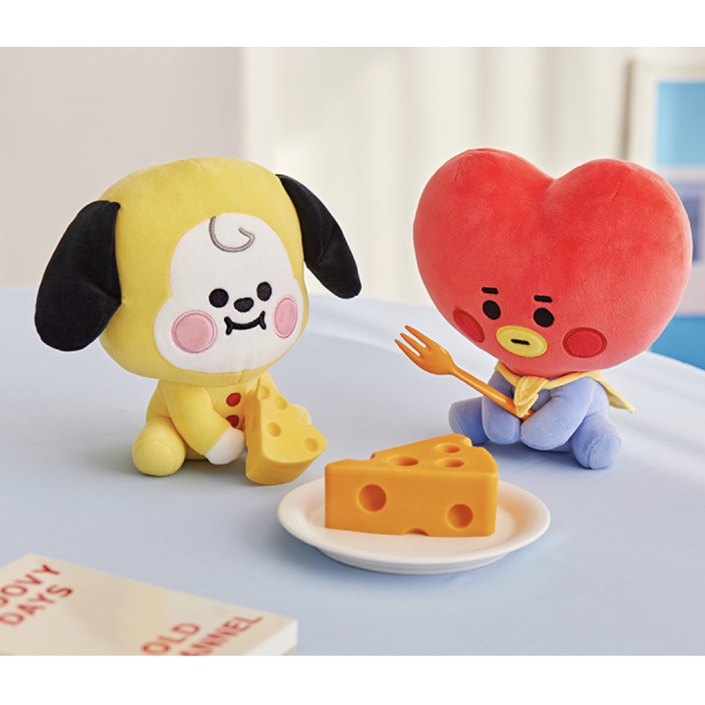 A042 A043 A044 A045 A046 A047 ❤️ PUNIQ SPACE on hand 100% official BT21 BTS original authentic baby sitting doll STANDING PLUSH BTS