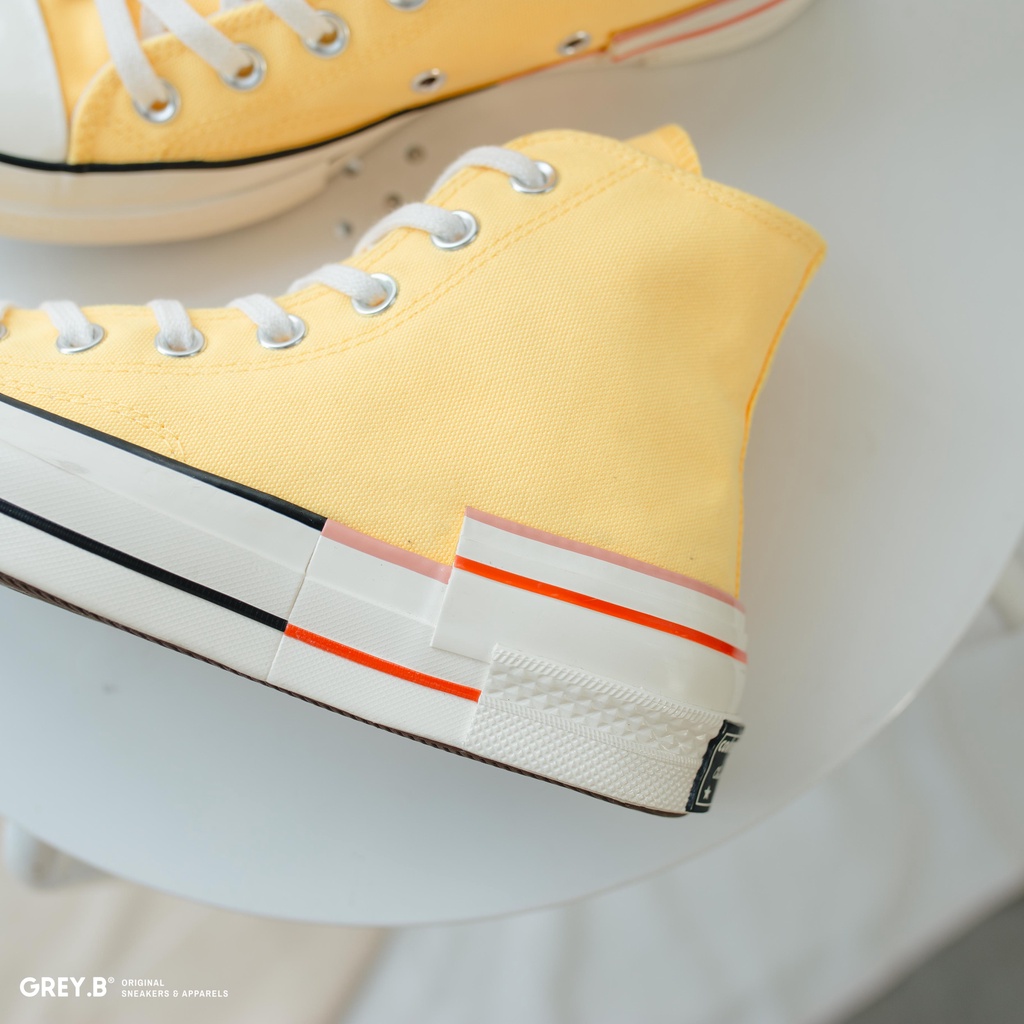 Giày Sneakers 70s Colorblock Citron Cao Cổ Màu Vàng