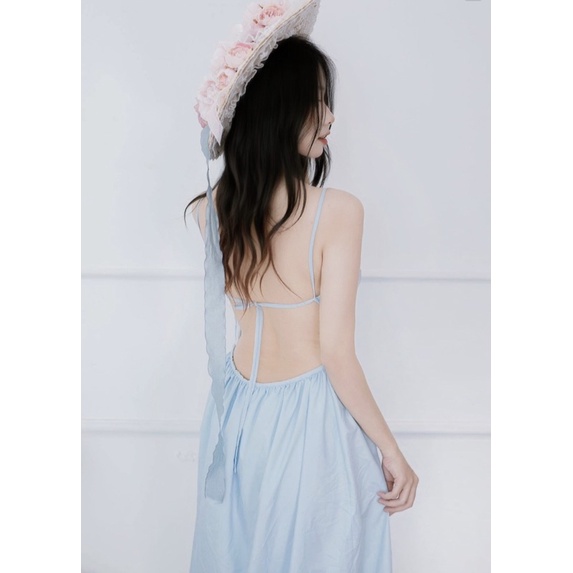 Cloudy Dress váy 2 dây cut out sau lưng