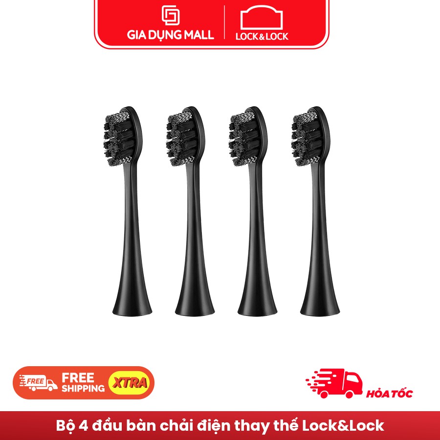 Đầu Bàn Chải Điện LocknLock Electric Toothbrush Heads ENR546 (4 cái) - Hàng Chính Hãng