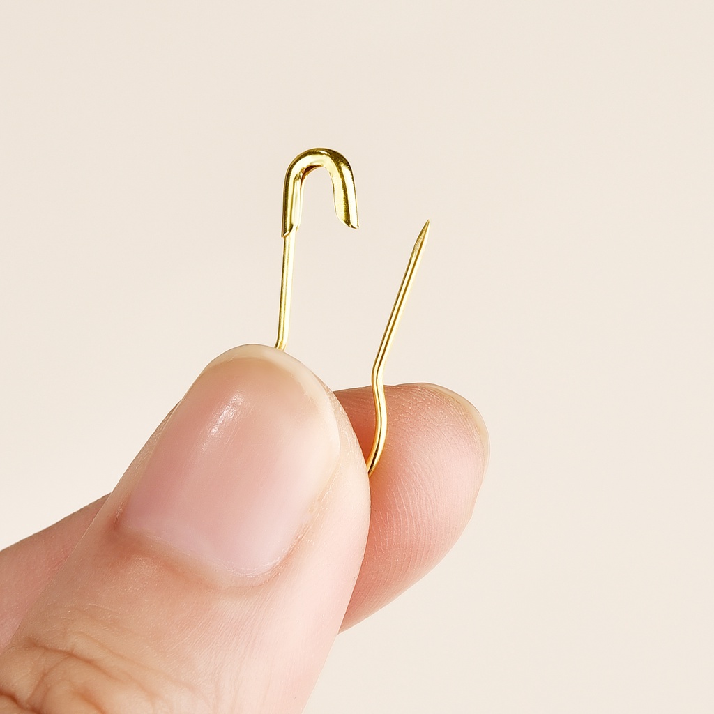 100 CÁI MIX AN TOÀN PIN Kim loại Palăng Pins Móc khóa đan chéo đánh dấu clip Hangtag DIY Công cụ may kim