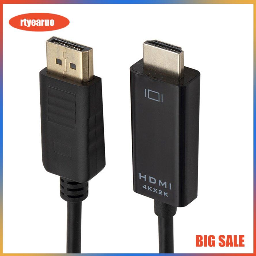 Cáp chuyển cổng DisplayPort DP ra HDMI 1.8m tiện dụng