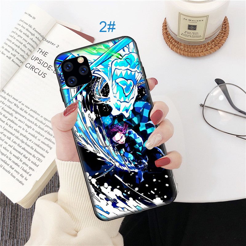 Ốp lưng điện thoại mềm dành cho iPhone 5 5s Se 6 6S 7 8 Plus X XR Xs Max MD106 hình Anime Demon Slayer