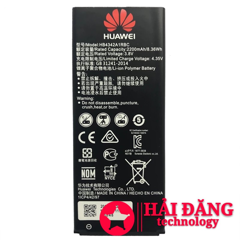 Pin Huawei Y5II Y5 II 2 Ascend 5+ Y6 honor 4A SCL-TL00 honor 5A LYO-L21 HB4342A1RBC