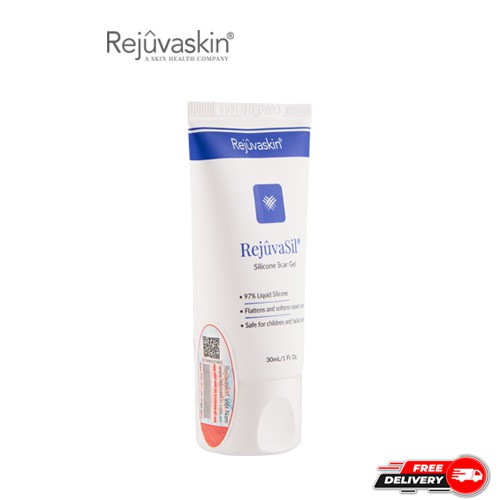 Gel ngăn ngừa sẹo và làm xẹp sẹo lồi,sẹo phì đại REJUVASKIN Rejuvasil 30ml-làm mờ sẹo nhanh chóng