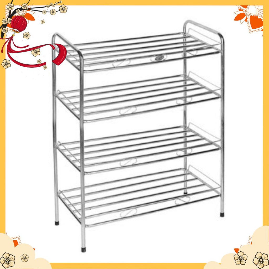 giá để giày dép inox 3 tầng,4 tầng