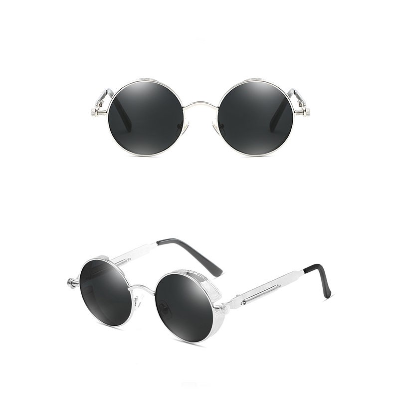 Kính Mát Phân Cực Tròng Tròn Phong Cách Vintage