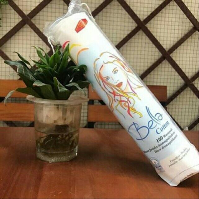 Bông tẩy trang Bella 100% cotton nhập khẩu từ Châu Âu cực kỳ mềm và an toàn, không hóa chất tẩy trắng, cực kỳ mềm