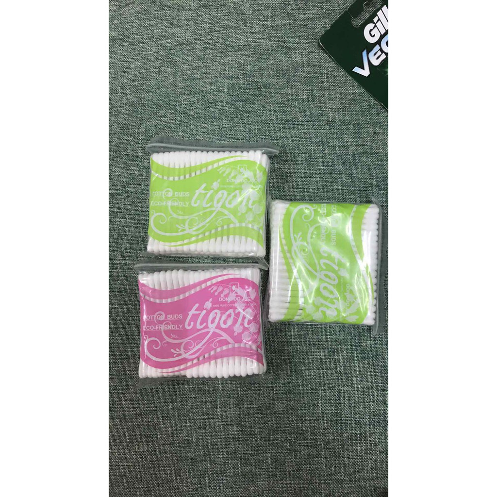 COMBO 3 Gói Tăm Bông Người Lớn Nhiều Tác Dụng - Tăm Bông Tigon Màu
