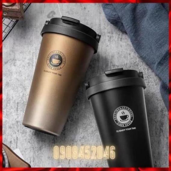 Bình giữ nhiệt, Ly giữ nhiệt Cafe Style hàn quốc cao cấp dung tích 500ml | BigBuy360 - bigbuy360.vn