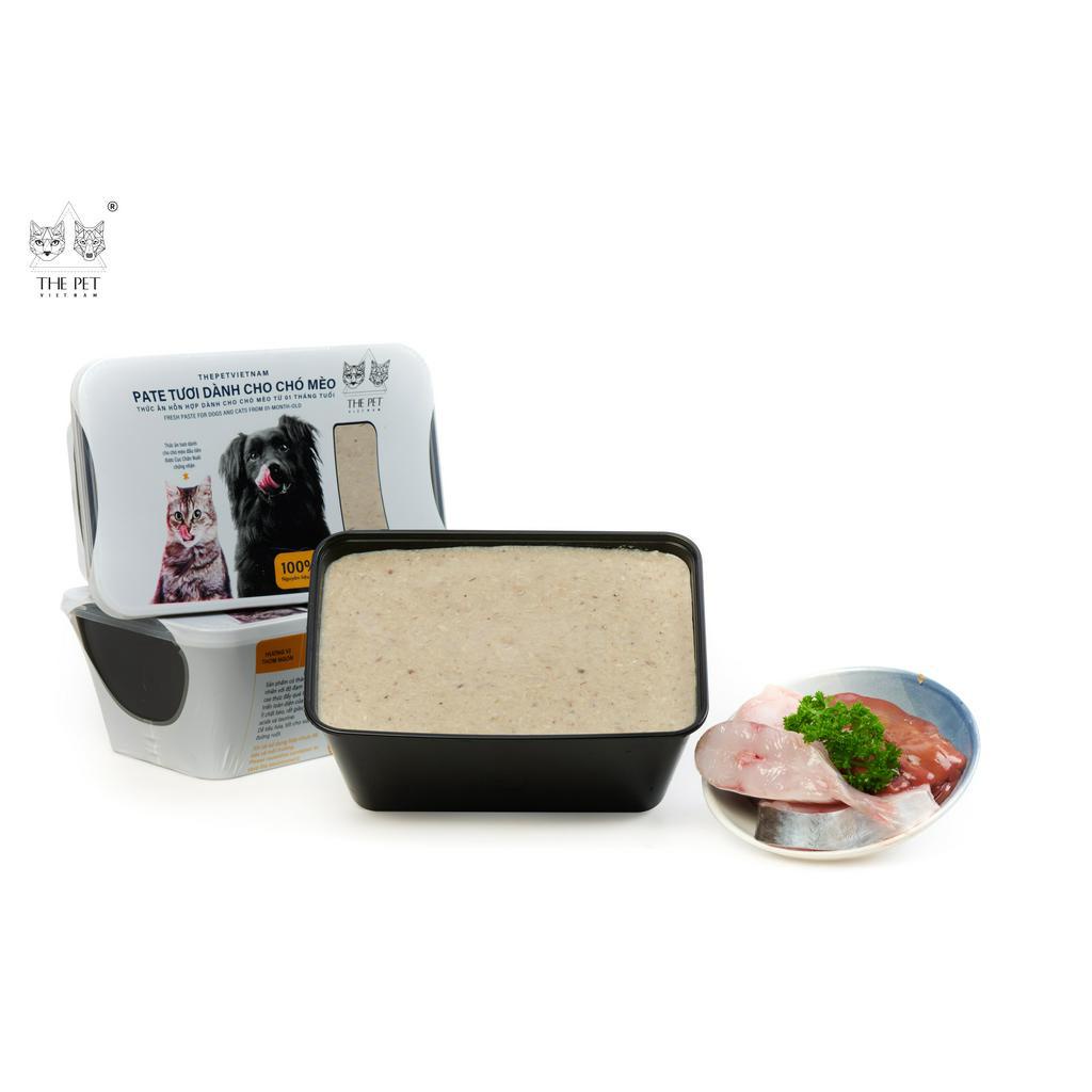 Pate tươi Chó Mèo The Pet Viet Nam vị Cá Saba (Japanese saba mackerel) - Hộp 1kg