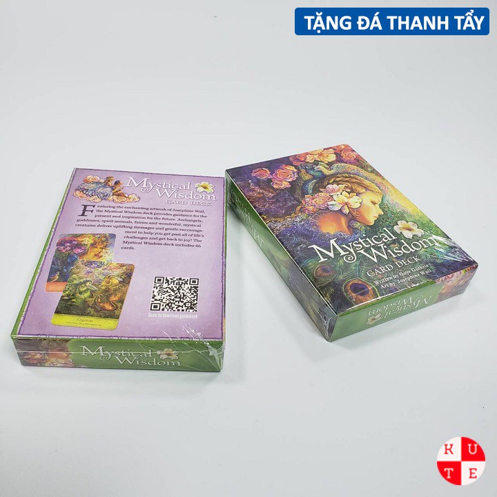 Bộ Bài Oracle Mystical Wisdom 46 Lá Bài Tặng File Tiếng Anh Và Đá Thanh Tẩy E73