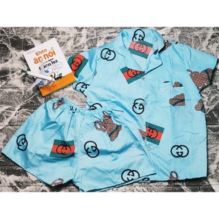 Bộ Pyjama Cộc nữ mặc nhà thái thoải cute mái dễ thương giá rẻ, ảnh shop tự chụp H2