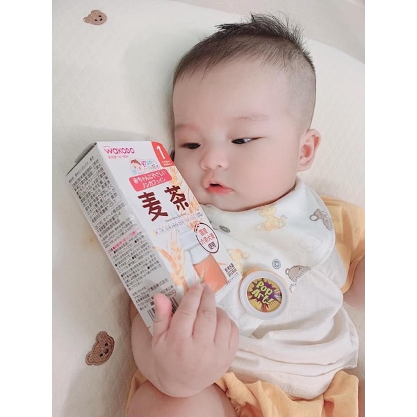 Trà dinh dưỡng Wakodo bổ sung chất xơ, thanh lọc đường ruột, bù nước cho bé từ 1 tháng