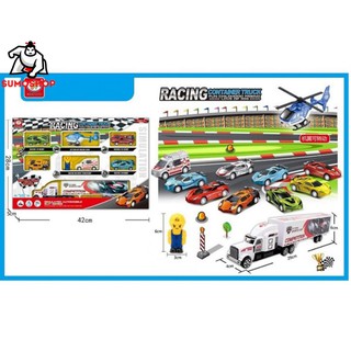 Đồ Chơi Biệt Đội Xe Đua Công Thức 1, Có Container Nổi Bật, Siêu Tốc Độ, Dành Cho Bé Đam Mê Sưu Tập Xe - SUMOSHOP68