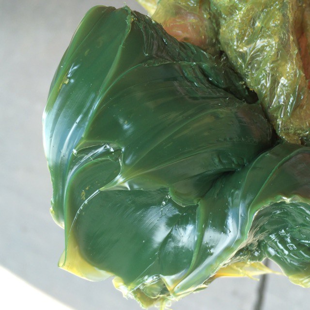 Mỡ bò bôi trơn màu xanh-0,5Kg-Mỡ bò 1kg