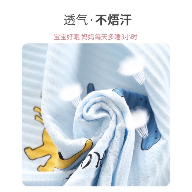 Bộ lửng sợi tre cho bé, vải mềm mịn , thích hợp nằm điều hoà, thời tiết mát mẻ