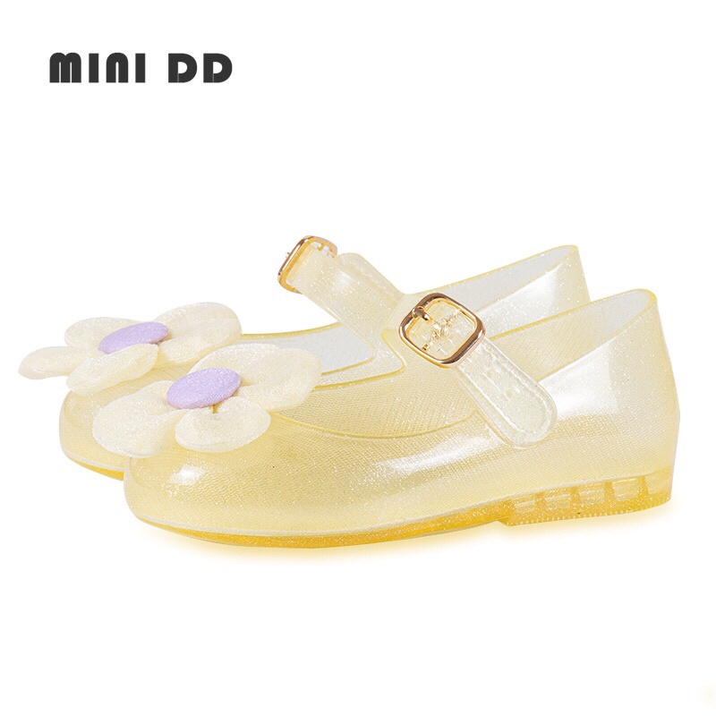 Giầy nhựa dẻo thơm mini dd nơ hoa cho bé gái siêu xinh🌸🌸🌸