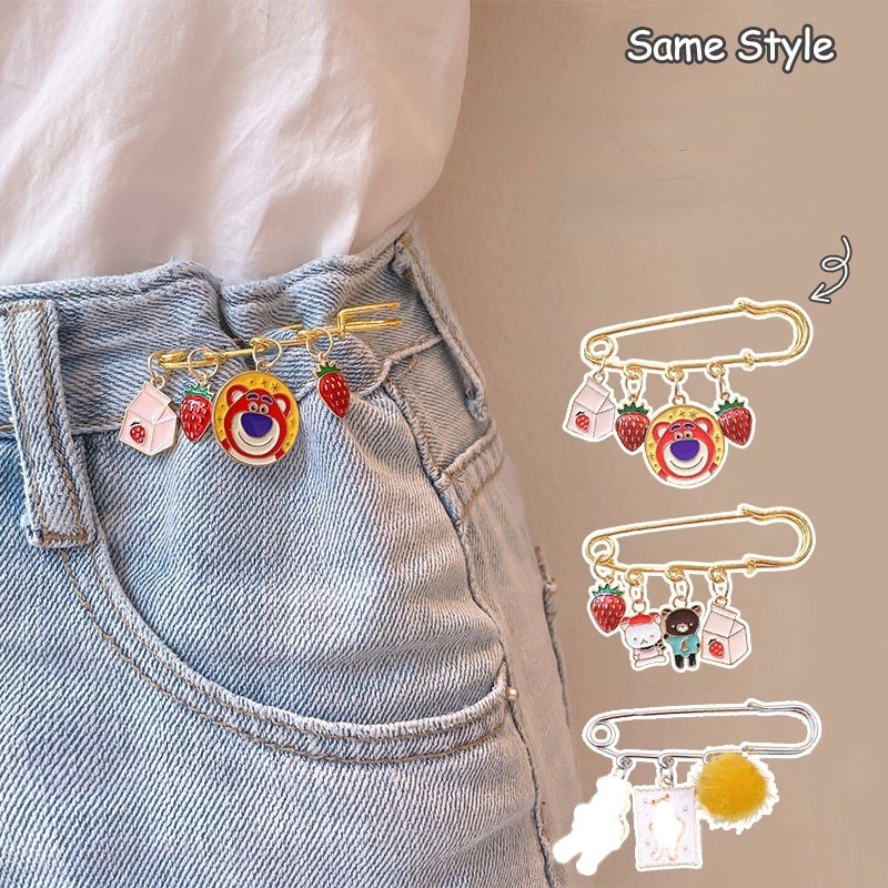 Ghim cài áo phong cách hoạt hình đáng yêu cho nữ