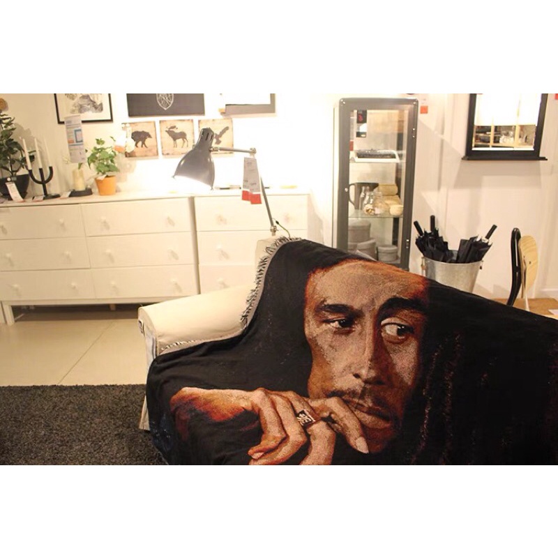 Thảm Decor Vintage Bob Marley