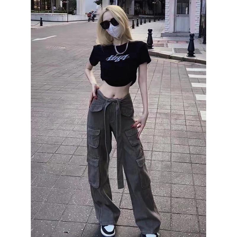 Cocory vn Áo Thun Tay Ngắn Dáng Ôm In Họa Tiết Thời Trang Mùa Hè Quyến Rũ Cho Nữ