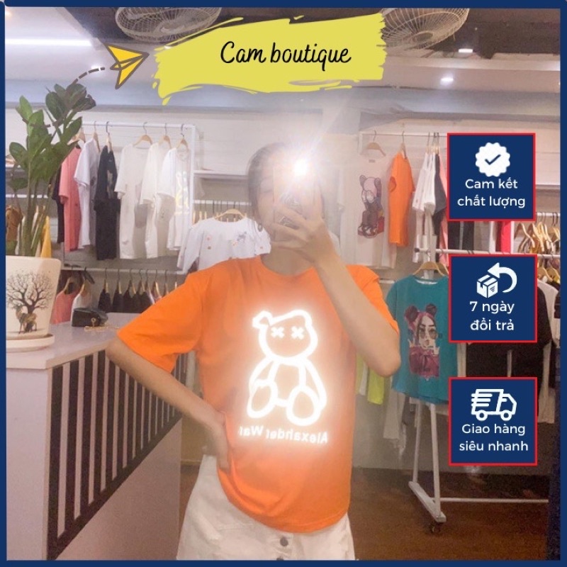 Áo phông nữ, áo thu nữ form rộng phản quang chất cotton thái cực mát tay lỡ năng động | BigBuy360 - bigbuy360.vn