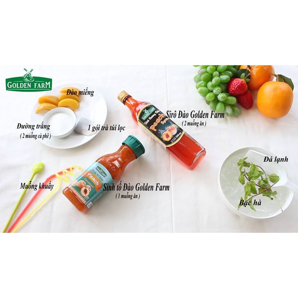 Siro Golden Farm chai miễng 520ml