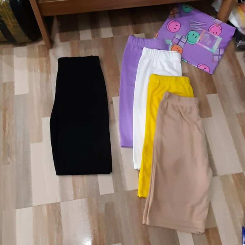 Combo 5 quần legging ngố 5 màu