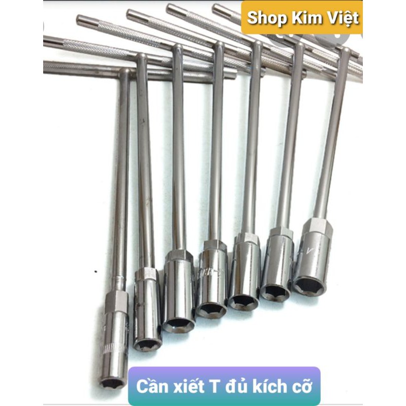 cần siết ốc chữ T đủ size từ 8mm đến 19mm dùng sửa chữa xe máy, ô tô