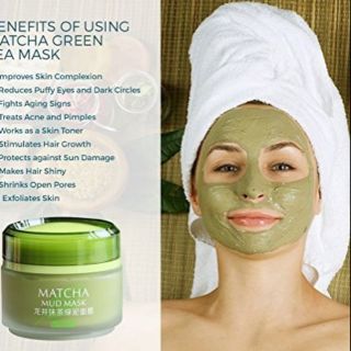 Mặt nạ trà xanh matcha mud mák