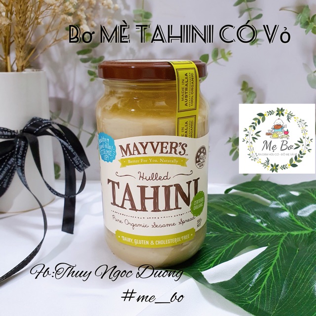 [MAYVERS] BƠ HỮU CƠ MAYVERS (Bơ đậu phộng dừa, bơ mè Tahini, bơ hạnh nhân...)