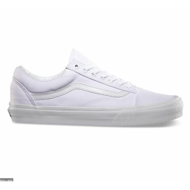 Giày Vans Old Skool All White Chính Hãng Classic 🍉