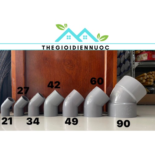 Lơi ống ST nhựa PVC 21mm, 27mm, 34mm, 42mm, 49mm, 60mm, phụ kiện ống nước