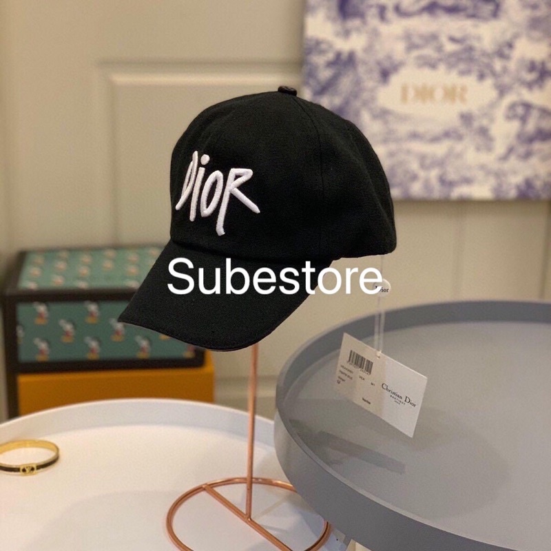 Mũ lưỡi trai nón kết thêu dior thời trang