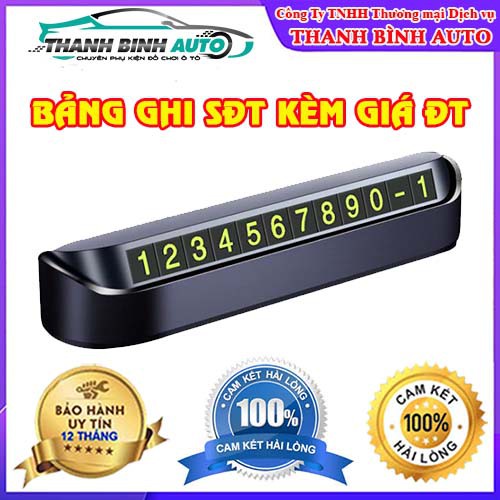 Bảng Ghi Số Điện Thoại Gắn Taplo Xe Hơi Tiện Lợi - Thanh Bình Auto