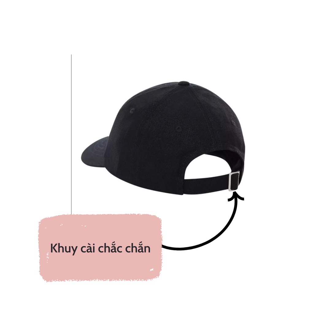 Mũ Lưỡi Trai ♥️ Thêu chữ Tmi, Chất liệu vải Kaki cao cấp, Phong cách Hàn quốc - Hazis Store
