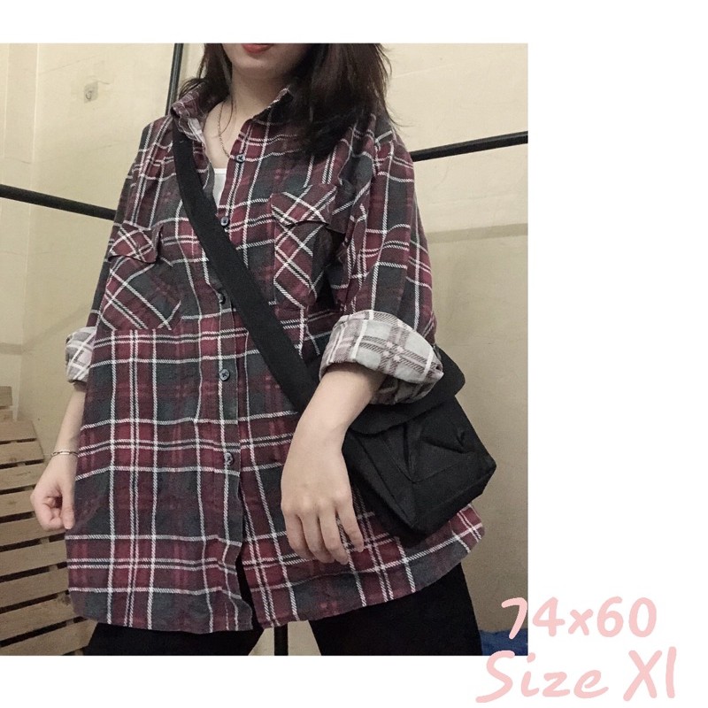 Áo Sơ Mi Kẻ Caro Flannel Mỹ 2hand | BigBuy360 - bigbuy360.vn