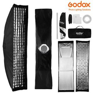 Softbox 22x90cm + Grid tổ ong godox