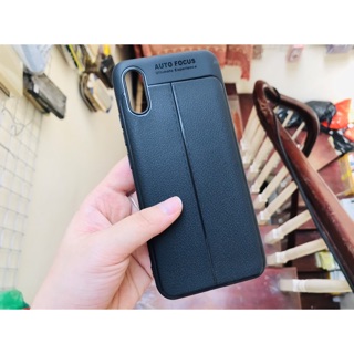 Ốp lưng cho Xiaomi Redmi 9A Chống sốc Vân da Auto focus