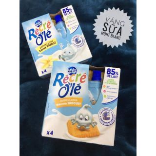 Váng sữa túi pháp mont blanc hộp 4 túi