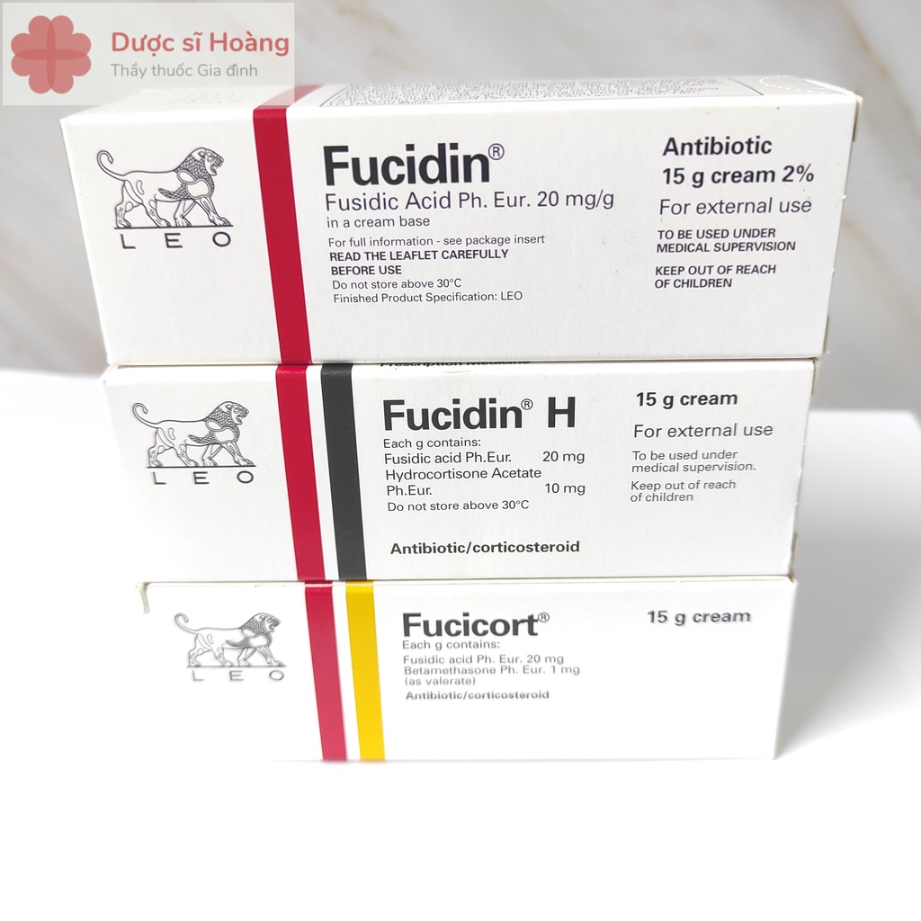 Kem FUCIDIN/FUCIDIN H/ FUCICORT Tuýp 15g